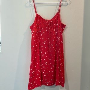 NWT Red Zara Dress w/ Stars
